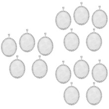 15Stk Schmuck Anhänger Rohlinge Zinklegierung Für DIY Bunt