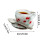 Tea Cup Hinge Topper, Coffee Mug Decorative Lid practical stylish cup accessory home office kitchen 2