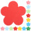 Cardboard Flower Cut Outs Hand Colored 10 Packs 3