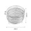 Stainless Steel Three-Layer Drying Rack, Stackable Kitchen Utensil Drainer, Elevated Corners & Clips Food Dehydrator for Efficient Dishes Drying 4