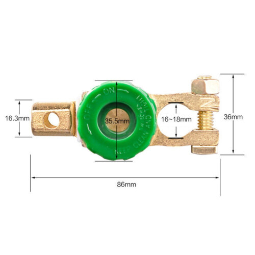 Car Battery Isolator Switch 2-Pole Terminal 1