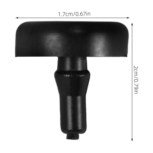 Foot Pedal Pad Black Rubber Stopper for Accurate Operation 1