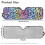 Windshield Sun Shade for JK JKU TJ 2D 4D Cheetah Leopard 7