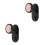 2Pcs Black Pc Headphone Mount Holder Practical Wall Mounted Rack 5