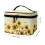Polyester Makeup Bag with Sunflower Print and Brush Holder 5