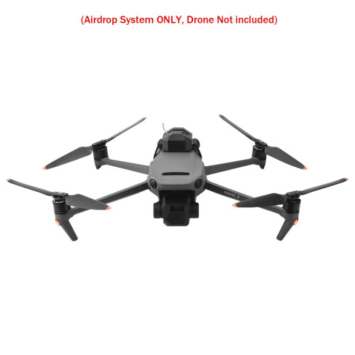 Compatible Drone Thrower, Remote-Controlled Bait Dropper, Compact & Lightweight, ABS Material, Black for DJI Mini 3 Pro 2