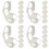24Pièces Dispositif Fixation Pigeon PP Robuste 6