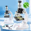 Biological Microscope Set for Kids Educational Toy 100x 5