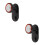 2Pcs Black Pc Headphone Mount Holder Practical Wall Mounted Rack 9