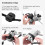 Compatible Drone Thrower, Remote-Controlled Bait Dropper, Compact & Lightweight, ABS Material, Black for DJI Mini 3 Pro 6