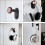 2Pcs Black Pc Headphone Mount Holder Practical Wall Mounted Rack 10
