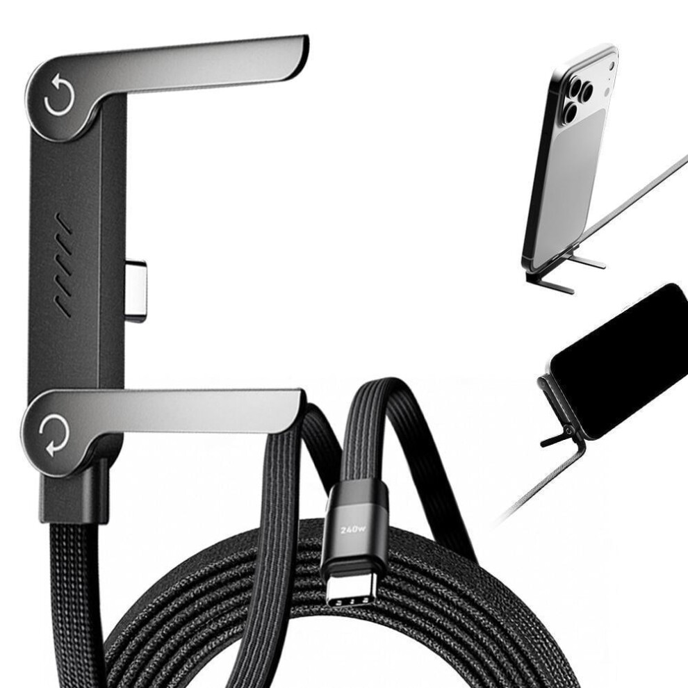 Usb C To Usb C Cableï¼ 240W Fast Charging Cable 10 Ftï¼Invisible Stand Charging Cable 9464372748983