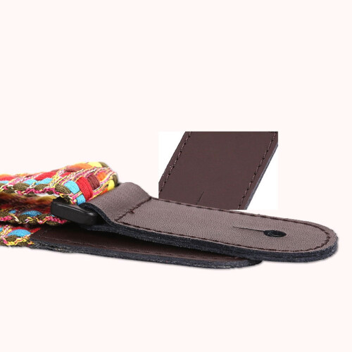 Correia de ukulele em tecido trançado colorido, ajustável e confortável para uso com ukulele, de 35,4 polegadas a 59,1 polegadas. 1