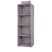 Foldable Hanging Shelf Organizer – Lightweight Nylon Storage For Kids' Clothes,Nursery Small Spaces