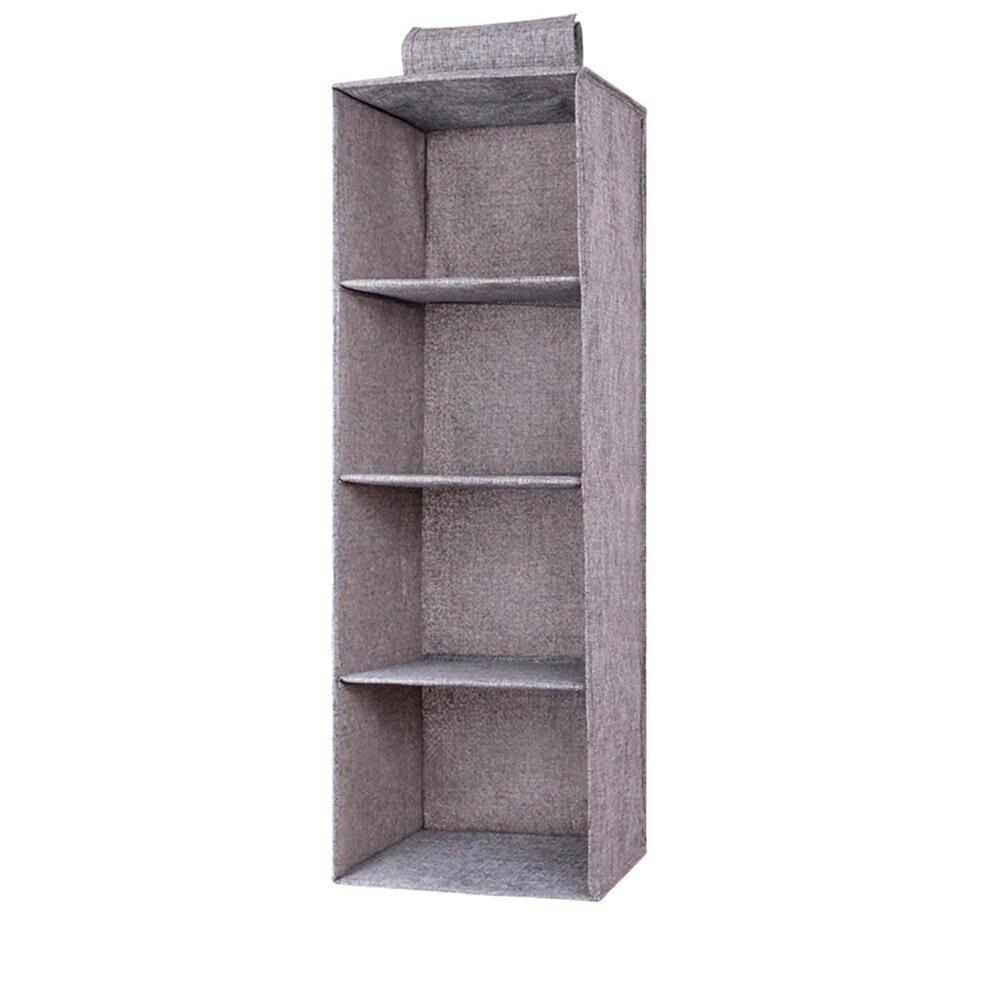 Foldable Hanging Shelf Organizer – Lightweight Nylon Storage For Kids' Clothes,Nursery Small Spaces