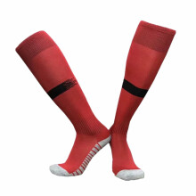 1Pairs Boot Socks,Cushioned Sole No Show Socks,Quick-Dry Support Long Socks,One Size,Red&Black