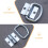 Heavy Duty D-Ring Tie Down Hooks 4 pcs 4