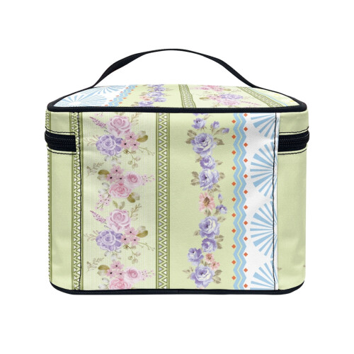 Travel Makeup Bag Polyester Floral Pattern 2