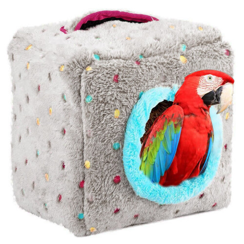 Cozy Parrot Hanging Bed for Birds - Warm Nesting for in Cages