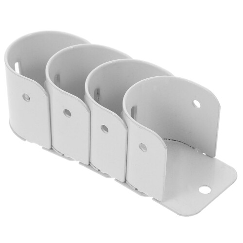 4pcs Closet Rod Socket Shower Curtain Rod Bracket Iron Closet Rod Support 2