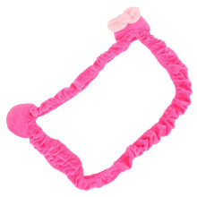 Elastic Computer Monitor Cover Rosy Cat Ear Design for Home Use
