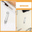 NICEXMAS 2Pcs Binder Clips Silver Rectangular Sleek Design for Document Binding File Organization 11.8X0.98X0.79In 3