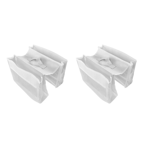 2Pcs Tub Bath Toy Holder Mesh Bag Shape Organizer