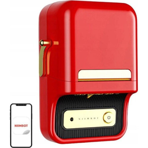 Labelprinter - NIIMBOT - B21S - Rood - Bluetooth - Android/Windows/Mac 2