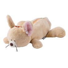 (Khaki) Plush Pen Holder With Spacious Design For Kids Animal Toy Organizer Gift Storage
