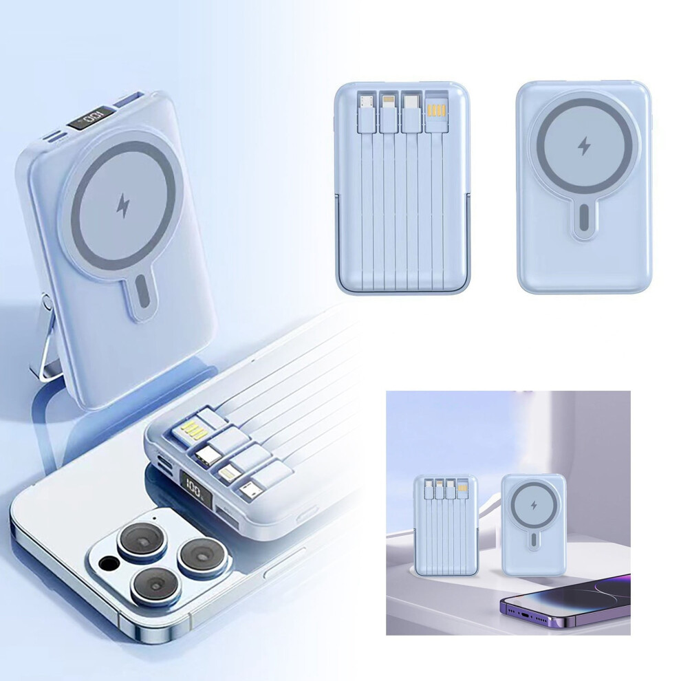 Mount Power Bank Compact And Portable 10000Mah Wireless Charging Mobile Phone Charger With Built In For Fast Charging Pro 4 1724 Battery 9357860228305
