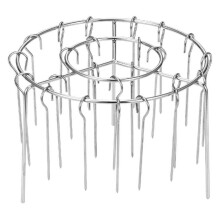2/1-Piece Stainless Steel Air Fryer Barbecue Rack & Vertical Skewer Holder – Compatible with Air Fryers