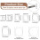 Clear Acrylic Router Template Set 8-Piece 2