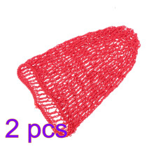 2Pcs Stretchy Red Hair Net Bands Comfortable Snood for Hair Decoration