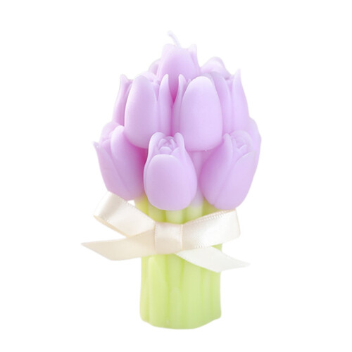 Vela em formato de coração, feita de cera de soja e com aroma de Dia dos Namorados, 7 cm (2,8 polegadas), sem fumaça e de longa duração, 1
