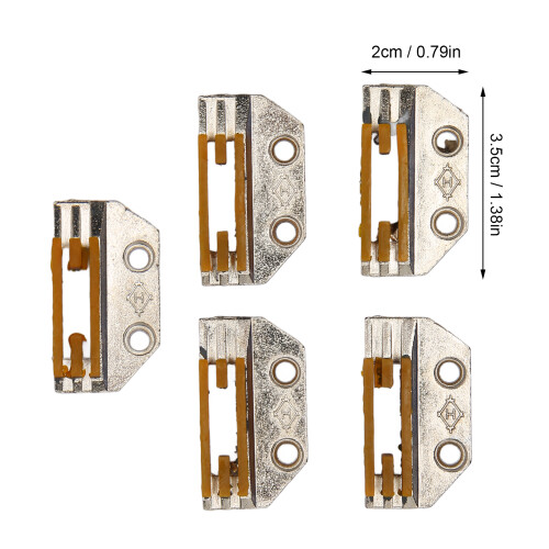 High Hardness Sewing Feed Dog 5Pcs Stainless Steel Rustproof Replacement Kit 1