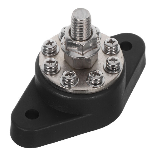 2Pièces Boîtier De Jonction Électrique Multi-Circuits Noir Pour Marine 2