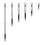COMEET Screwdriver Bits,6Pcs Antislip Screwdriver Bits Set Alloy Steel for Multiple Screw Specifications and Hand Repair Projects 3