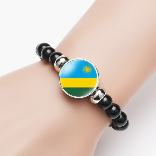Acrecean Beaded Bracelet, Acrylic, Africa Countries 2