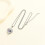 Heart Birthstone Urn Necklace for Ashes 1pc 6