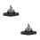 2Pièces Boîtier De Jonction Électrique Multi-Circuits Noir Pour Marine 5