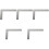 5Pcs Metal Framing Square Durable Right Angle Ruler for Woodworking 5