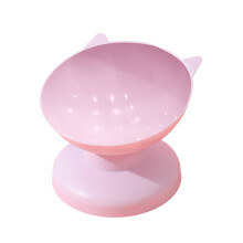 Elevated Cat Bowls Set – Stylish, Durable PP Food & Water Bowls with Raised Design, Slobber Stopper; Compatible with Indoor Cats