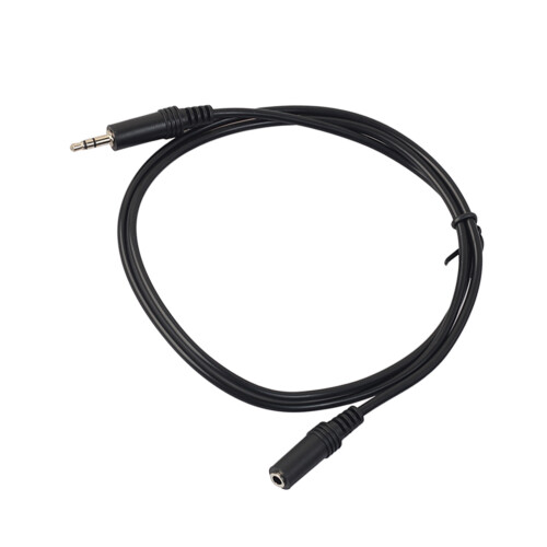 Câble Prolongateur Audio Jack 3,5mm Noir Usage Pratique
