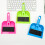 Mini Hand Broom and Dustpan Set Sky Blue 1 Pc 7