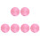 6Pièces Jouet Rose Éducatif Pour Enfants Créatifs 1
