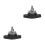 2Pièces Boîtier De Jonction Électrique Multi-Circuits Noir Pour Marine 9