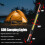 LED Work Light Rechargeable Magnetic with Hooks 2