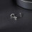 16G ανοξείδωτο ατσάλι χρυσό Labret Stud CZ Lip Helix Conch Tragus Piercing Κοσμήματα-25-Ασημί 2