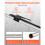 Adjustable Cargo Bar Steel Load Stabilizer Set of 2 4