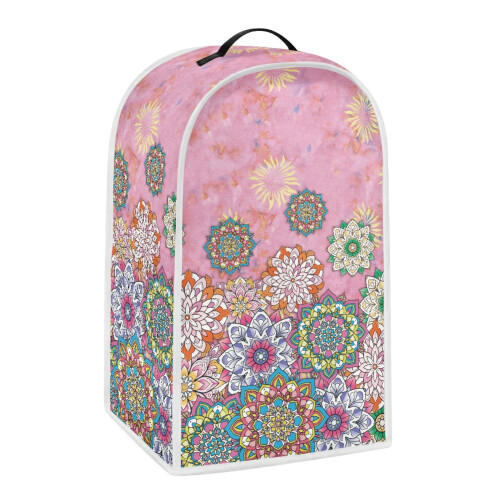 Flowers Pattern Blender Dust Cover for Kitchen Use Stylish for Kitchen with Reusable 1